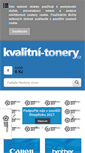 Mobile Screenshot of kvalitni-tonery.cz