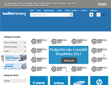 Tablet Screenshot of kvalitni-tonery.cz